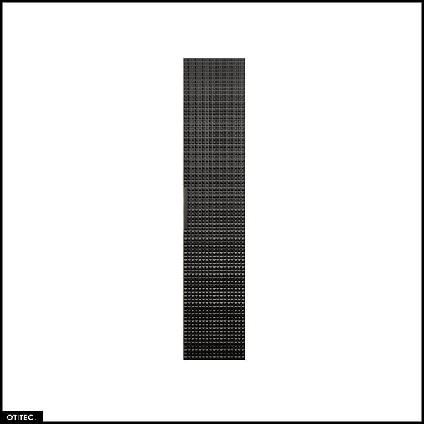 OTITEC - Colonne de salle de bain - 170 cm - Noir - 1 porte - SETTA - large
