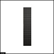 OTITEC - Colonne de salle de bain - 170 cm - Noir - 1 porte - SETTA - vignette