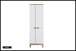 OTITEC - Colonne de salle de bain de 187 cm - Blanc - 3 portes - BALI - vignette
