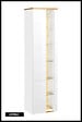 OTITEC - Colonne de salle de bain - 170 cm - Blanc - 2 portes - CYCLO - vignette