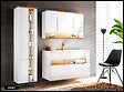 OTITEC - Colonne de salle de bain - 170 cm - Blanc - 2 portes - CYCLO - vignette