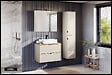 OTITEC - Colonne de salle de bain - 170 cm - Cachemire Mat - 2 portes - ASTRA - vignette