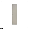 OTITEC - Colonne de salle de bain - 35 x 160 cm - 1 porte - 2 tiroirs - BOLD TAUPE - vignette