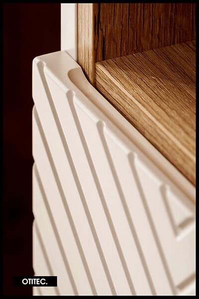 OTITEC - Colonne de salle de bain de 140 cm - 2 portes - DANO - large