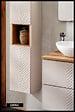 OTITEC - Colonne de salle de bain de 140 cm - 2 portes - DANO - vignette