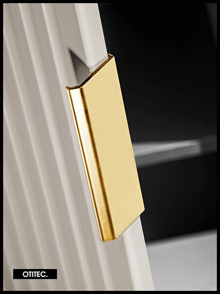 OTITEC - Colonne de salle de bain de 140 cm - Cachemire Mat - 1 porte - LIVA - large