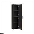 OTITEC - Colonne haute - 35 x 140 cm - 1 porte - Chêne Wotan - WOTANIA - vignette