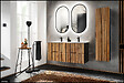 OTITEC - Colonne haute - 35 x 140 cm - 1 porte - Chêne Wotan - WOTANIA - vignette