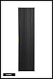OTITEC - Colonne de salle de bain de 140 cm - Noir - 1 porte - LIVA BLACK - vignette