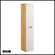 OTITEC - Colonne de salle de bain - 170 cm - Beige - 2 portes - SEA - vignette