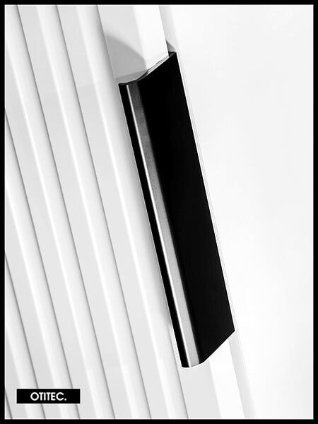 OTITEC - Colonne de salle de bain de 140 cm - Blanc - 1 porte - LIVA WHITE - large