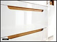 OTITEC - Colonne de salle de bain de 170 cm - Blanc - 2 portes - PASTI WHITE - vignette