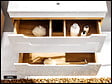 OTITEC - Colonne de salle de bain de 170 cm - Blanc - 2 portes - PASTI WHITE - vignette