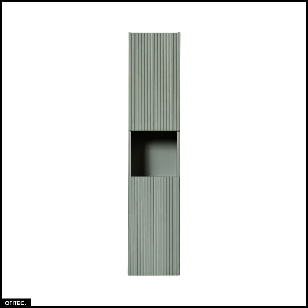 OTITEC - Colonne de salle de bain - 30 x 140 cm - 2 portes - ROSEAU - large