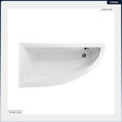 BESCO - Baignoire asymétrique - 140 x 70 cm - Gauche - avec Habillage - Pieds - Vidage Chrome - PRAKTIKA - vignette