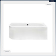 BESCO - Baignoire asymétrique - 180 x 80 cm - Droite - avec Habillage - Pieds - Vidage Chrome - AVITA - vignette