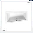 BESCO - Baignoire asymétrique - 150 x 85 cm - Gauche - avec Habillage - Pieds - Vidage Chrome - INTIMA - vignette