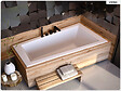 BESCO - Baignoire asymétrique - 160 x 90 cm - Droite - sans Habillage - avec Pieds - Vidage Chrome - INTIMA SLIM - vignette