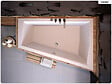 BESCO - Baignoire asymétrique - 180 x 125 cm - Droite - avec Habillage - Pieds - Vidage Chrome - INTIMA DUO SLIM - vignette