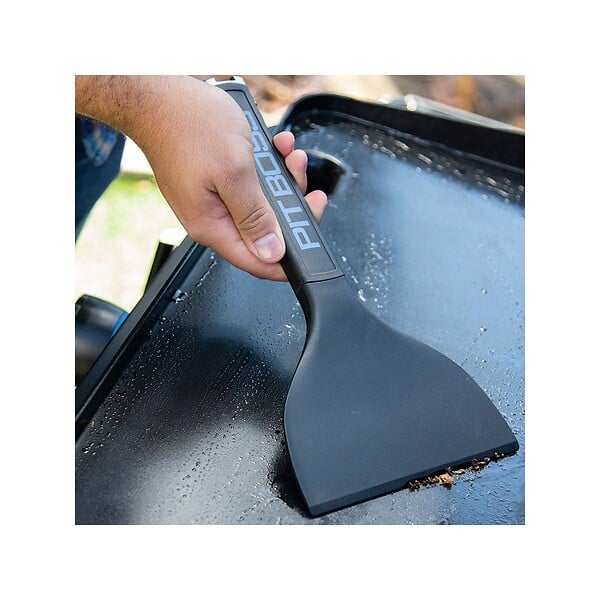 PIT BOSS - Kit 5 Ustensiles Barbecue, Plancha, Plaque de Cuisson - Accessoires de Cuisson Spatule, Grattoir et Brosse PIT BOSS - large