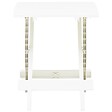 VIDAXL - vidaXL Table pliable de jardin blanc 45x43x50 cm plastique - vignette