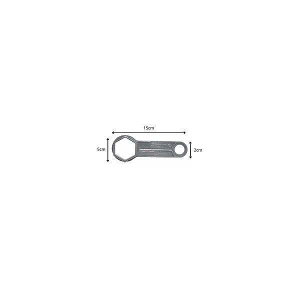 OSPAZIA - Clef de démontage de buse pour spa gonflable - Compatible autres marques - large