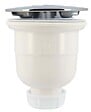 NICOLL - Bonde De Douche Capot Abs Chromé Ø 90 Mm Sortie Verticale - vignette