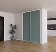 YNGENIO - Porte de placard Opale Profil blanc H248.5xL62.2cm - vignette