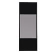 YNGENIO - Porte de placard coulissante miroir noir - H.248.5xL.62.2cm - vignette