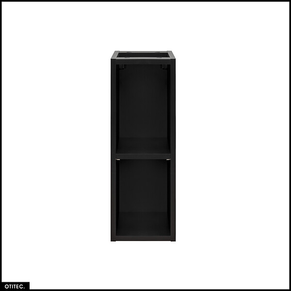 OTITEC - Cube de rangement - 20 x 57 cm - Noir - WOTANIA - large