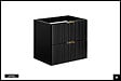 OTITEC - Meuble sous vasque de 120 cm  - LIVA BLACK - vignette