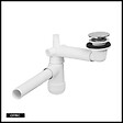OTITEC - Meuble sous vasque de 80 cm - avec vasque à encastrer - BALI WHITE - vignette