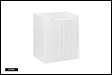 OTITEC - Meuble sous vasque de 50 cm - avec plan - Blanc - 2 portes - VOLTA WHITE - vignette