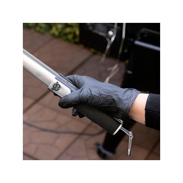 PIT BOSS - Lot 50 Gants en Nitrile Jetable + 1 Paire Gants Anti chaleur Protection Coton Réutilisable BBQ PIT BOSS - large