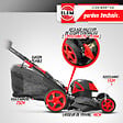 ELEM GARDEN TECHNIC - Tondeuse à  gazon électrique tractée 1800W - 46CM avec carter en acier - vignette