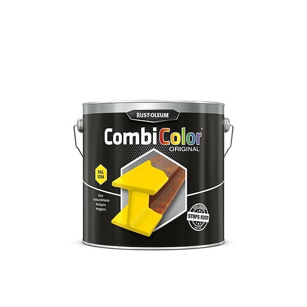 RUST-OLEUM - Primaire de protection antirouille et finition CombiColor Original jaune or RAL 1004 seau 2,5l - RUST-OLEUM - 7349.2.5 - large