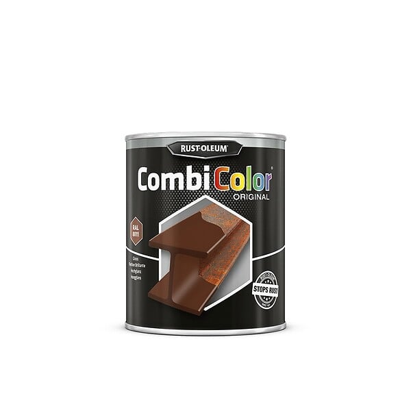 RUST-OLEUM - Primaire de protection antirouille et finition CombiColor Original brun noisette RAL 8011 pot 750ml - RUST-OLEUM - 7377.0.75 - large