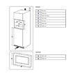 SAMSUNG - micro-ondes solo encastrable 20l 850w inox - ms20a7013at - vignette