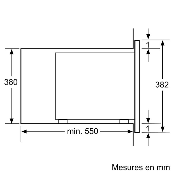 BOSCH - Micro-ondes Encastrable 25l 900w Inox - BFL553MS0 - large
