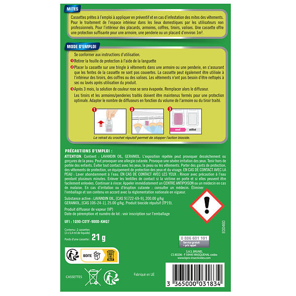 KPRO - Cassette mites et larves - large