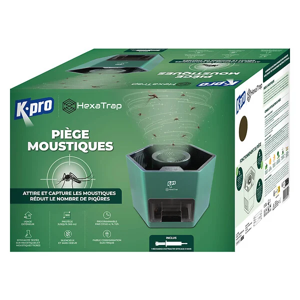 KPRO - Piège anti moustique - Plastique - Vert - 300 m² - large