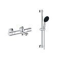 GROHE - PACK Mitigeur thermostatique bain douche + pommeau de douche + Barre de douche + flexible Grotherm 800 et Tempesta - vignette