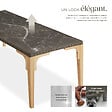 TECTAKE - Table en rotin Foggia 196x87x76cm marron naturel - vignette