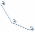AKW - Barre d'appui coudée 135° - 2 points de fixation - 400 x 400 mm - Charge maximale : 150 kg - vignette
