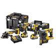 DEWALT - Pack 4 outils 18V DEWALT DCK422P3T-QW (DCD796 + DCF887 + DCH273 + DCG405 + coffret TSTAK + 3 batteries 5,0 Ah) - vignette