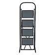 5 FIVE SIMPLY SMART - Marchepied Escabeau 4 marches en métal Noir - vignette