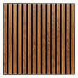 ATMOSPHERA - Panneau décoratif mural en Bois foncé 60 x 60 cm - vignette