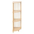 5 FIVE SIMPLY SMART - Meuble Etagère d'angle en bois et acier 4 niveaux Beige H 110 cm - vignette