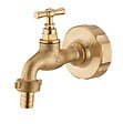 ECOUL - Kit cuve grillagée S60x6 - Laiton - Robinet jardin - vignette