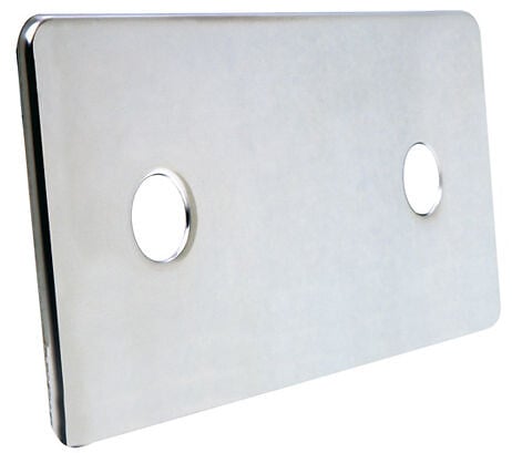 WATTS - Cache de finition ROBIFIX inox - Modèle entraxe 50mm - Longueur 150mm - Largeur 122mm - alimentation avec robinets d'arrêts M1/2"-M3/8" - large